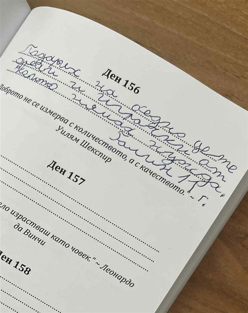 Страници от дневника за добри дела с цитати за доброта